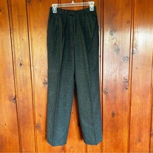 Vintage wool trousers charcoal gray